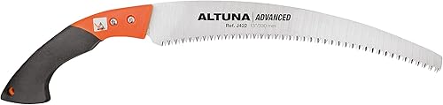 Altuna Sega da Potatura Sawing J422 - Impugnatura Bimateriale - Denti di Seghetto Giapponese - Resistente e Leggera - Sega a Mano per Legno con Lama Retificata - Uso Forestale - Include Custodia - Honorern