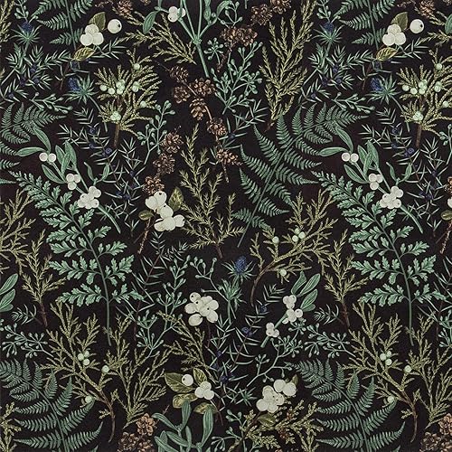 VaryPaper Carta Adesiva Foglie Verdi Tropicali Carta da Parati Floreale Acquerello Fotomurali Vintage Pellicola Autoadesiva Cucina Lavabile Spesso Pellicola Adesiva Nera Opaca Camera da Letto 45cm×3m - Honorern