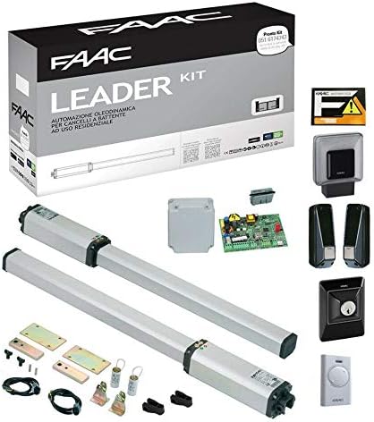 FAAC LEADER KIT AUTOMATISMO CANCELLO BATTENTE FAAC 10563344 ELETTRICO IDRAULICO - Honorern