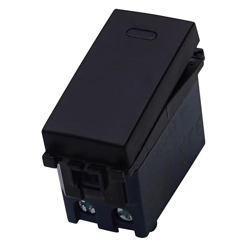 Interruttore interbloccato doppio saliscendi, tapparelle, avvolgibili, Moduli neri, Compatibile Con Vimar Arke', frutti, interruttori, pulsanti, deviatori, Per Placche originali e compatibili - Honorern