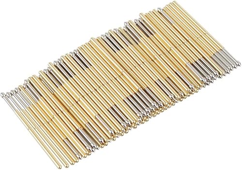 100 pz P100-E2 Test sonde a molla Diam 1.5mm Utensili per test pin conico con testa conica per puntali per test pin - Honorern
