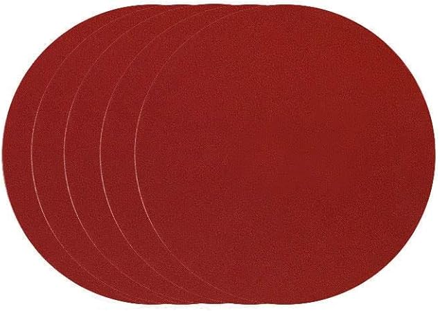 Dischi abrasivi da 125 mm – Supporto a strappo, set di carta vetrata rotonda, per levigatrici orbitali casuali, confezione da 5 dischi abrasivi – 40 tamponi abrasivi per levigatrice orbitale - Honorern