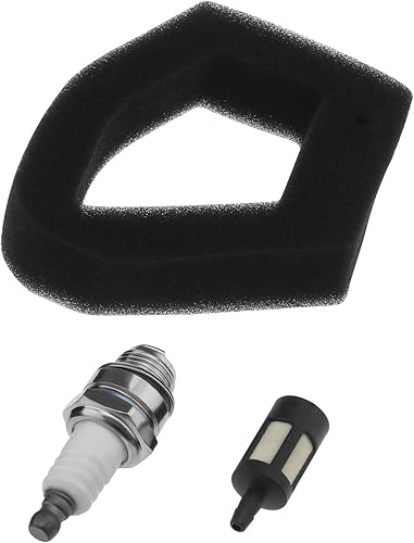 Set di 3 filtri aria CMR5H Spark Plug Filter Sponge Kit Compatibile con Honda GX35 String Trimmer Motore Accessori di Ricambio - Honorern
