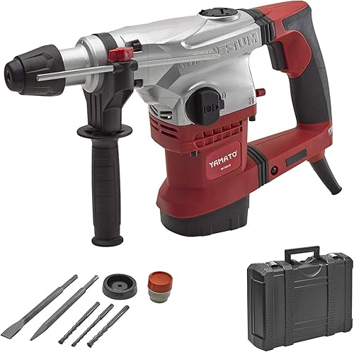 Martello perforatore Yamato RH 1020-32 con valigetta, potenza 1250 W, 800 giri e 2.600 colpi al minuto, 5,80 kg. - Honorern