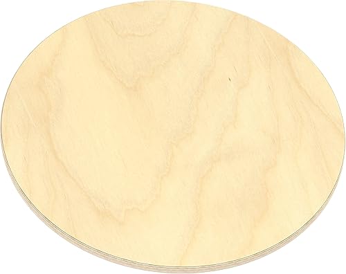 Pannello Multistrato 18mm Piano rotondo Ø 400 mm tavola di legno compensato betulla tagliato tondo per tavolo bistró bar tavolino caffè tavolo da giardino ecc. - Honorern