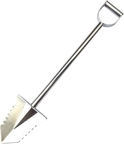 Pala da Scavo Empotec PA-1 INOX per Terreni Duri Acciaio Inossidabile Metal Detector Alta Qualità Vanga Taglio solo 1,6kg. - Honorern