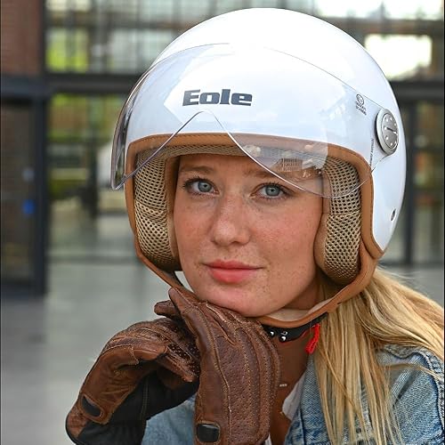 Eole Casco Jet Road Bianco Lucido - Honorern