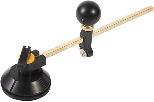 Taglierina Circolare Circolare a Bussola Regolabile in Vetro, Diametro Rotondo Massimo 15,7 ' - Honorern