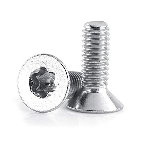 50 viti a testa tonda in acciaio inox 304, M4 x 8,10, 12, 16, 20, 25,30 mm (M4 × 10) - Honorern