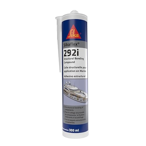SIKA Sikaflex 292i Marine Structural Bonding Compnent - Cartuccia da 300 ml, colore: Bianco - Honorern