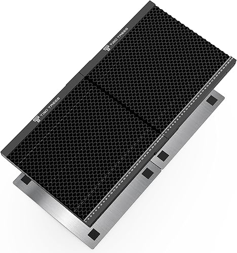 Upgraded Honeycomb Bed, tavolo da lavoro con incisione laser splicabile, per la maggior parte dei taglierini laser, rapida dissipazione del calore e protezione desktop 300 x 600 x 22 mm - Honorern