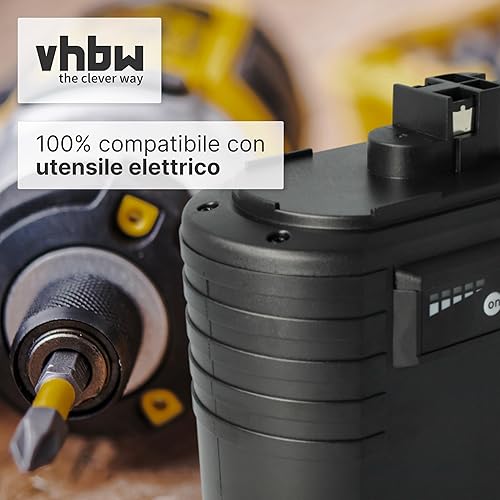 Batteria compatibile con Würth ABH 20, ABH 20-SLE attrezzi da lavoro (2000mAh, 24V, NiMH) - Honorern