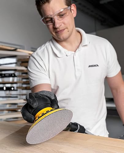 Mirka DEROS 5650CV / Levigatrice rotorbitale con aspirazione centralizzata, 2 dischi abrasivi e a strappo nella valigetta/per carta abrasiva Ø 125mm e Ø 150mm / corsa 5,0mm / MID5650202CA - Honorern