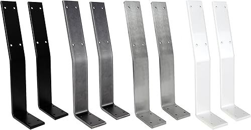 2 x supporti per schienale, per un montaggio senza problemi su panchine, letti e simili - Honorern