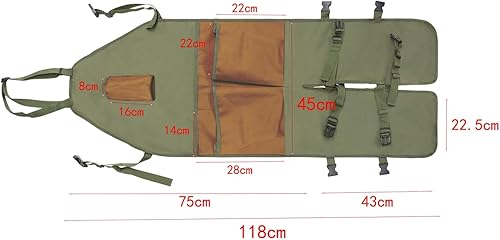 Grembiule da Lavoro,Grembiule per Lavoro di Legno,Grembiule da lavoro per carpentieri, Regolabili Resistente da per Giardino, Grembiuli in Tela di Cotone con Tasche per Attrezzi - Honorern