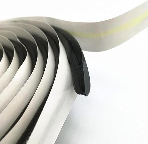 Nastro Sigillante per Auto,Nastro Adesivo in Corda Tonda Butilica,Nastro Sigillante per Auto Impermeabile,Guarnizione Autoadesiva per Porta,Nastro Sigillante Autoadesivo,Nastro Sigillante Butilico - Honorern