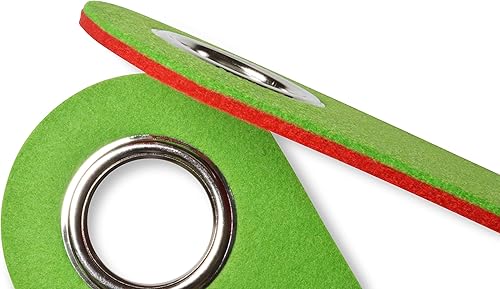 2 segni di Porta Libero/Occupato - Ciascuno 27 x 8,5 x 0,5 cm - Anello di Protezione in Metallo implementato per durabilità - Realizzato in Feltro di Poliestere Resistente all'Acqua - Honorern