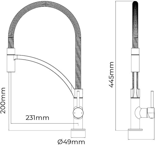RUBINETTO MONOMANTE FIREGADERA MOD IBIZA EDM - Honorern