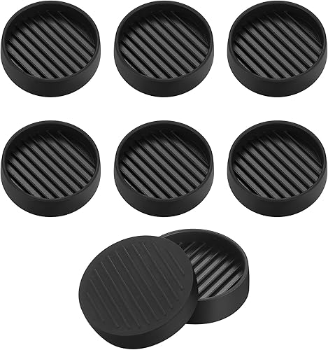 8 Pz Tazze di Ricino Piedini Antiscivolo in Gomma per Mobili, 51mm Piedini in Gomma Sottobicchieri Antiscivolo, Tazze Piedini per Mobili, Tappi per Letto, Armadio, Divano, Sedia, Tavolo - Honorern