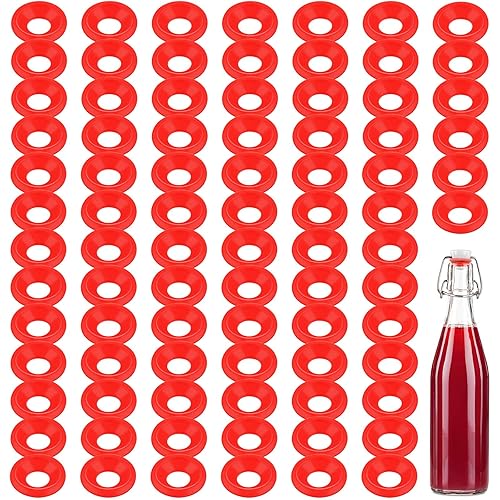 70 Pezzi Guarnizioni in Gomma Silicone Rondella per Bottiglia Swing Flip Top Rondelle Guarnizioni di Tenuta a Prova di Perdite per Uso Sigillatura di Bottiglie di Soda Birra Fatta in Casa - Honorern