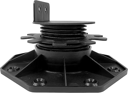 Cuscinetto per trave - 20 pezzi Universal Base Regolabile per lastre die pietra supporto per WPC Balcone Terrazzo 60-140 mm (20 pezzi) - Honorern