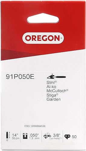 Oregon Catena per Motosega 3/8' LP da 50 Maglie di Trasmissione, 1.3mm, Adatta a Barre da 35 cm, Compatibile con Vari Modelli Stihl - Honorern