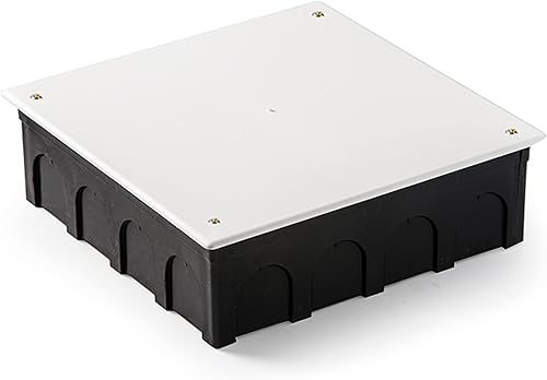 FAMATEL - Scatola stagna | Coperchio con viti | Senza coni | 200x200x60 | Grigio - Honorern