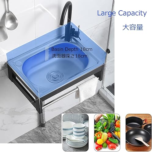 Lavandino Da Esterno Lavello In Acciaio Inox Con Rubinetto, Lavello In Acciaio Inox A Vasca Singola Cucina Lavabo Camper, Lavello Cucina Vasca Verdure, Lavello Lavanderia Lavelli Commerciale - Honorern