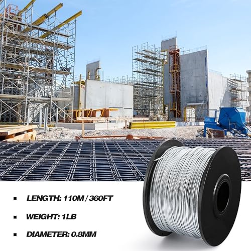 Newtry, attrezzo per legatura automatica, in acciaio, ricaricabile, per legare i livelli, MF-870/MF-570, 5pcs Rebar Tie Wire - Honorern