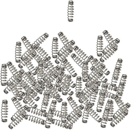 Accessori per Molla A Vite da Pesca in Acciaio Inossidabile con Molla A Spillo da 100 Pezzi - S - Honorern