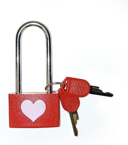 Regalo con lucchetto dell'amore, regalo di San Valentine, regalo per lui, serratura con cuore, lucchetto con gancio lungo, regalo per coppie, matrimonio, anniversario - Honorern