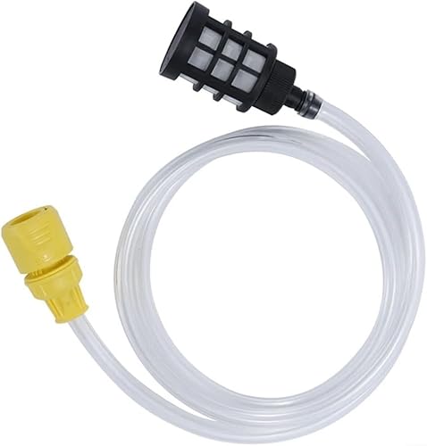 Tubo di ingresso dell'acqua autoadescante per idropulitrici Karcher K2, K3, K4, K5, 1 5 m, tubo in plastica con connettori (1,5 m di aspirazione) - Honorern
