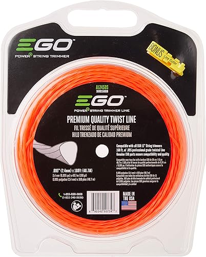 EGO Power+ AL2450S - Tagliabordi Twist Line da 0,2 cm, qualità premium, 38 cm, arancione - Honorern