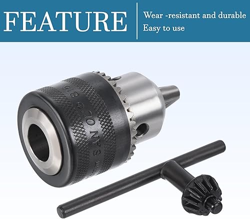 1,5-13mm Mandrino per Trapano x 1pz con Foro Conico B16 per Foratura e Lavorazione di Parti - Honorern