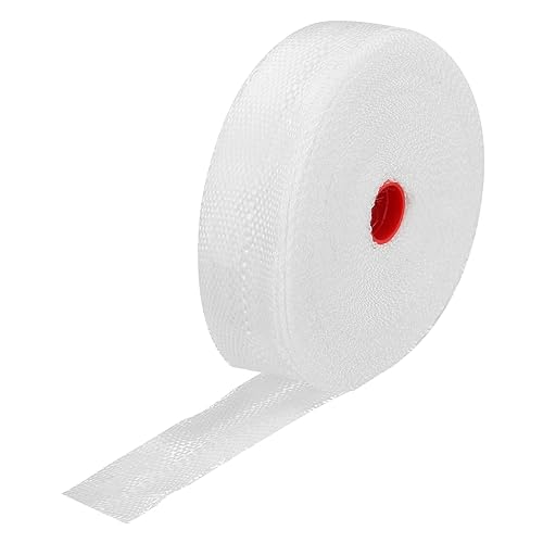 Fibre Vetro Tessuto Nastro Fibre Vetro Rete Vetro Fibre Rete Tessuto Fibre Vetro Tessuti Isolamento Nastro 30m(33 Iarde) x20mmx0,17mm per Rinforzo Riparazione - Honorern