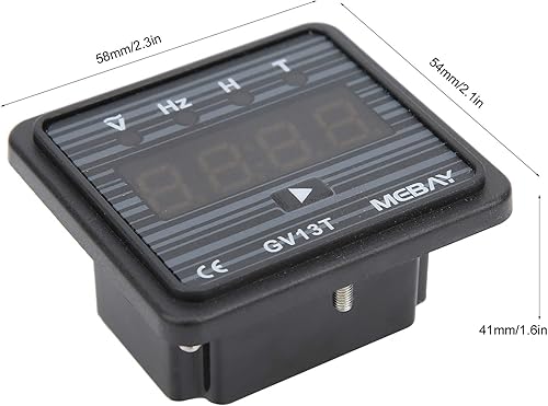 Fafeicy LCD Digitale voltmetro amperometro, Voltmetro Digitale Generatore, Voltmetro Digitale Multifunzione, per Misurare e Visualizzare Tensione Generatore(AC380V), Strumenti diagnostici per motore - Honorern