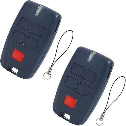 Telecomando per porta del garage per BFT Mitto 4B RCB04 433.92Mhz 4 pulsanti 4 canali blu Rolling Code per Rolling BFT MITTO B RCB04 R1 CLEAR ICE RCB02 VINEYARD (2 pezzi) - Honorern