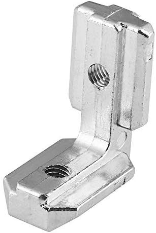 10 pezzi di staffa angolare, connettore angolare con scanalatura a T, connettore per staffa angolare interna con profilo a L in alluminio per impieghi gravosi(Eu 4040) - Honorern