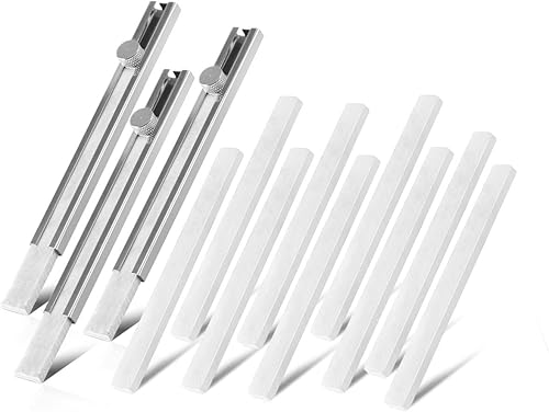 3 x matita a gesso per saldatura ogni con 4 pezzi da steatite per marcare acciaio, acciaio inossidabile, alluminio e molto altro ancora - Honorern