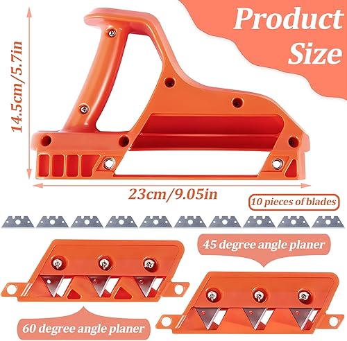 Pialla a Mano per Cartongesso - Taglierina Rapida Con 45° e 60°, Utensili da Taglio per Plancia - Honorern