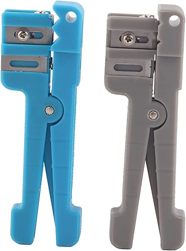 Stripper per fibre ottiche 45-163 45-162 Fibra ottica Stripper Cavo coassiale Utensile di taglio per spelare la fibra Simplex e una varietà di cavi in fibra ottica(45-162+45-163) - Honorern
