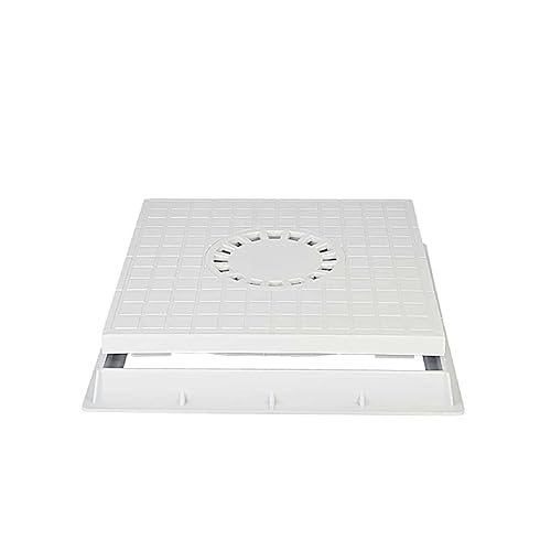 Chiusino in polipropilene con sifone centrale completo di telaio (40 x 40 cm) - Honorern