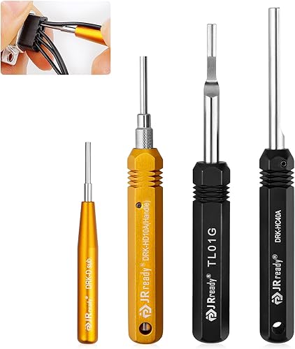 JRready ST5227 Set di attrezzi di sblocco rimovibile TE/AMP/HARTING D SUB serie HAN serie WAIN serie con contatti solidi morsetti connettori terminal Removal Tool Kit - Honorern