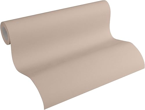 Carta da parati in tessuto non tessuto, 10,05 m x 53 cm, colore beige e marrone, prodotto in Germania 309167 3091-67 - Honorern