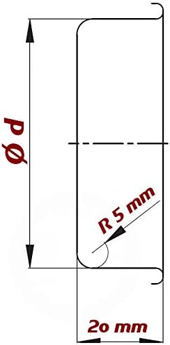 10815 – 04 – Coperchio per tubo di ventilazione, tappo di chiusura Ø 150 mm - Honorern