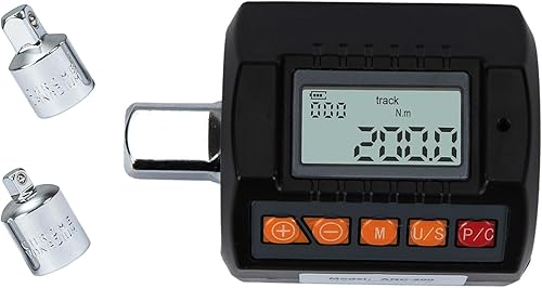 Beslands Adattatore dinamometrico digitale grande schermo (6-200nm-1/2), digitale misuratore di coppia regolabile metro professionale - Honorern