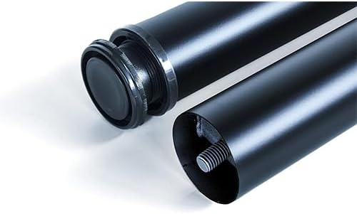 KIT 4 GAMBE PER TAVOLO IN ACCIAIO | DIAMETRO DA 60mm | SET 4 GAMBE REGOLABILI CON ALTEZZA 710-730 mm | SET GAMBE PER TAVOLO CON 4 PIASTRE DI FISSAGGIO E VITI | KIT GAMBE DI COLORE NERO - Honorern