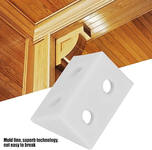 Kit Staffe Angolari, 50 Pezzi Set di Tutori Angolari in Plastica Staffe Angolari ad Angolo Retto - Honorern