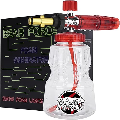 Idropulitrice Snow Foam Lancia Ugello Schiuma Neve Schiuma Cannone Bottiglia Lavaggio Auto, Compatibile per Nilfisk, per STIHL - Honorern