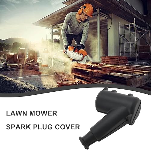 2 Pezzi Cappuccio Candela con Molla Compatibile con STIHL TS350 TS400 TS410 TS420 OE 128 405 1000,1106 405 1000 Cappuccio Candela Tosaerba per Giardino Cortile Fattoria Nero - Honorern